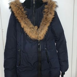 Navy Blue Mackage Adali